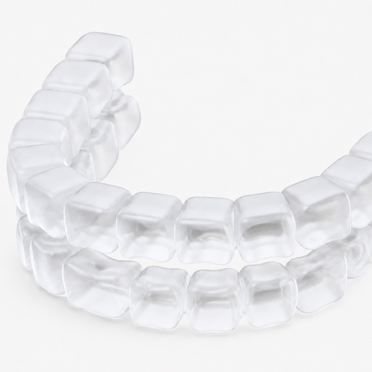 Clear dental aligner